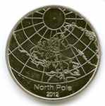 10 центов 2012 г. Северный полюс(19) -57 - реверс