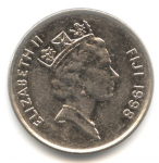 5 центов 1998 г. Фиджи(24) -10.8 - реверс