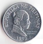 5 сентимо 1990 г. Филиппины(24) -27.1 - реверс