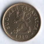 10 пенни 1980 г. Финляндия(24) -510.5 - реверс