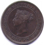1 цент 1870 г. Шри-Ланка(26) - 54 - реверс