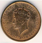 1 цент 1942 г. Шри-Ланка(26) - 54 - реверс