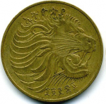 5 центов 1969 г. Эфиопия(26) -12.2 - реверс