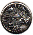 25 центов 2004 г. Эфиопия(26) -12.2 - реверс
