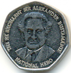 1 доллар 1999 г. Ямайка(27) -36.7 - реверс