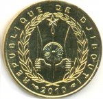 10 франков 2010 г. Джибути(7) -22.7 - реверс
