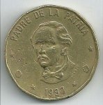 1 песо 1992 г. Доминиканская республика(7) -22 - реверс