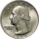 25 центов 1979 г. США(21) - 2215.1 - аверс