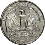 25 центов 1995 г. США(21) - 2215.1 - реверс