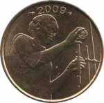 25 франков 2009 г. Западно-Африканские Штаты(8) -14.2 - реверс