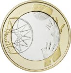 5 евро 2015 г. Финляндия(24) -510.5 - реверс