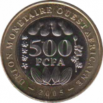 500 франков 2005 г. Западно-Африканские Штаты(8) -14.2 - аверс