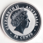50 центов 2007 г. Австралия (1) - 5599 - аверс