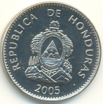 50 сентаво 2005 г. Гондурас(6) - 2 - реверс
