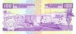 100 франков 2007 г. Бурунди(3) - 14.6 - реверс
