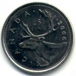 25 центов 2006 г. Канада(11) -241.3 - аверс