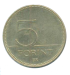 5 форинтов 2002 г. Венгрия(4) - 76.6 - аверс