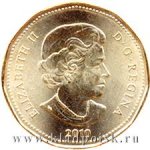 1 доллар 2010 г. Канада(11) -241.3 - реверс