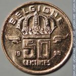 50 сентим 1998 г. Бельгия(3) - 465.2 - аверс