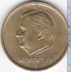 5 франков 1994 г. Бельгия(3) - 465.2 - реверс