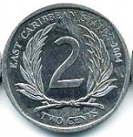 2 цента 2004 г. Антигуа и Барбуда(2) -3.2 - аверс