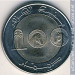 100 динар 1993 г. Алжир(1) - 3392 - аверс