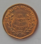 1 сентаво 1998 г. Аргентина(2) - 44.7 - реверс