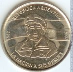2 песо 2007 г. Аргентина(2) - 1475 - аверс