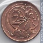 2 цента 1985 г. Австралия (1) - 221.1 - аверс