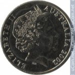 20 центов 2002 г. Австралия (1) - 221.1 - реверс