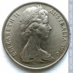 5 центов 1970 г. Австралия (1) - 221.1 - реверс