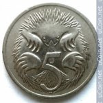 5 центов 1970 г. Австралия (1) - 5599 - аверс