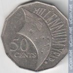 50 центов 2000 г. Австралия (1) - 5599 - аверс