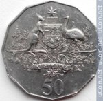 50 центов 2001 г. Австралия (1) - 5599 - аверс