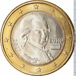 1 евро 2017 г. Австрия(1) - 256 - аверс