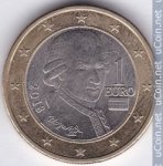 1 евро 2018 г. Австрия(1) - 256 - реверс