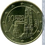 10 центов 2007 г. Австрия(1) - 6934 - реверс