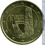 10 центов 2010 г. Австрия(1) - 6934 - реверс