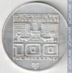 100 шиллингов 1975 г. Австрия(1) - 6934 - аверс