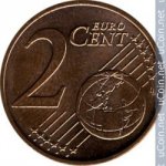 2 цента 2008 г. Австрия(1) - 256 - аверс