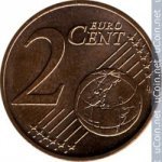 2 цента 2014 г. Латвия(13) - 238.4 - аверс