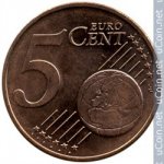 5 центов 2008 г. Австрия(1) - 256 - аверс