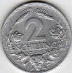 2шиллинга 1947 г. Австрия(1) - 256 - аверс