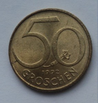 50 грошен 1992 г. Австрия(1) - 6934 - аверс