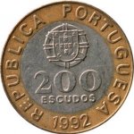 200 эскудо 1992 г. Португалия(18) -374.2 - аверс
