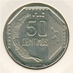 50 сентимо 1997 г. Перу(17) -57.5 - аверс