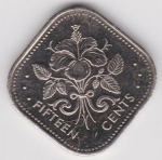 15 центов 2005 г. Багамские острова(2) - 3.8 - аверс