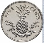 5 центов 2005 г. Багамские острова(2) - 3.8 - реверс