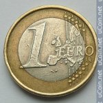1 евро 1999 г. Бельгия(3) - 465.2 - аверс