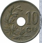 10 сантимов 1929 г. Бельгия(3) - 465.2 - аверс